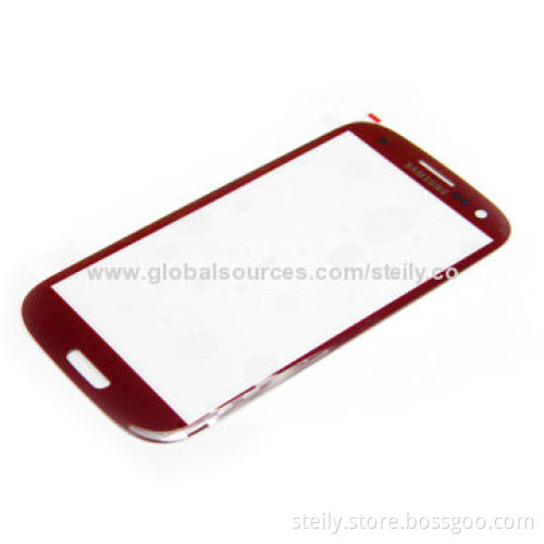 Original Blue/Red/Golden/White/Black Color Outer Glass for Samsung Galaxy S3 i9300
